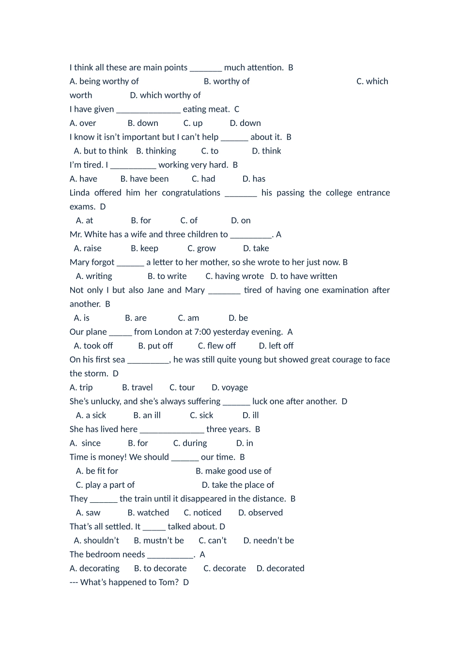 2025年电大本科英语21期末考试复习资料_第3页