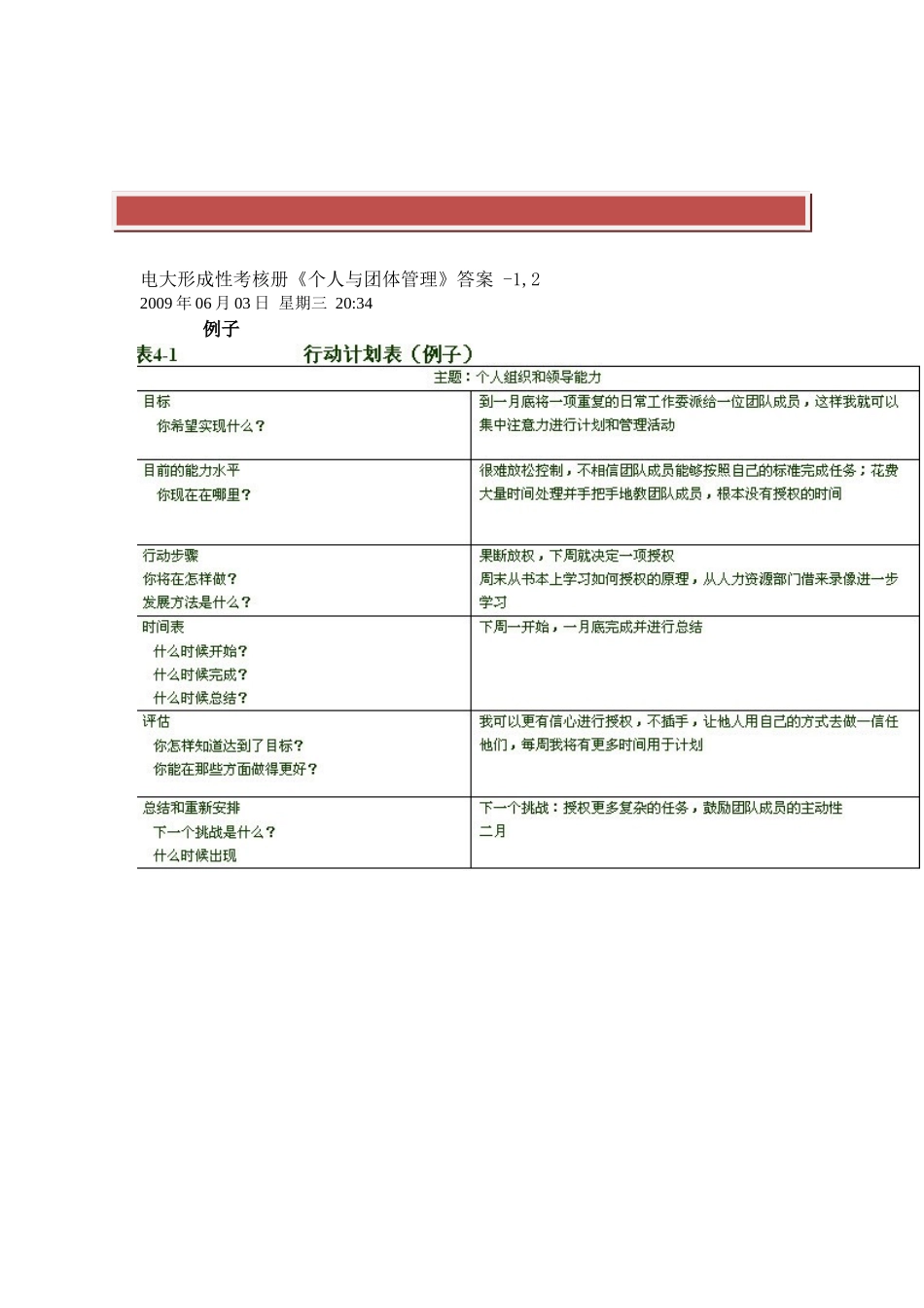 2025年电大形成性考核册个人与团队管理答案_第2页