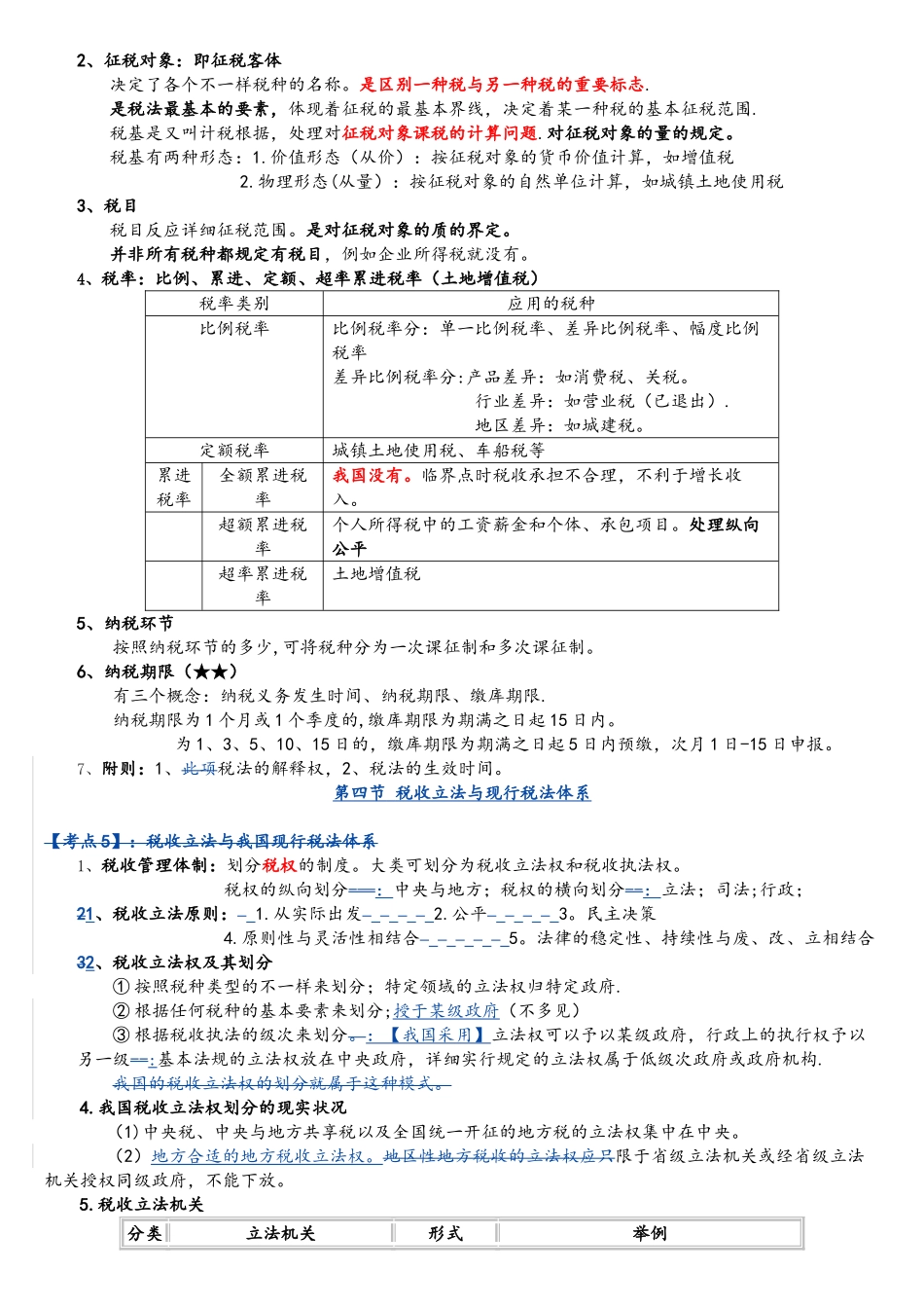 2025年CPA注册会计师税法讲义_第2页