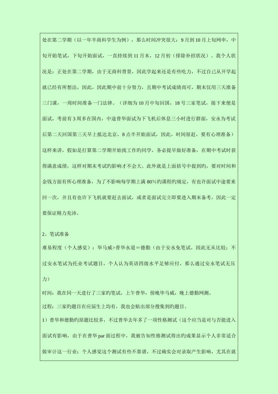 2025年四大笔试面试流水账及对澳大利亚留学生的一点建议_第3页