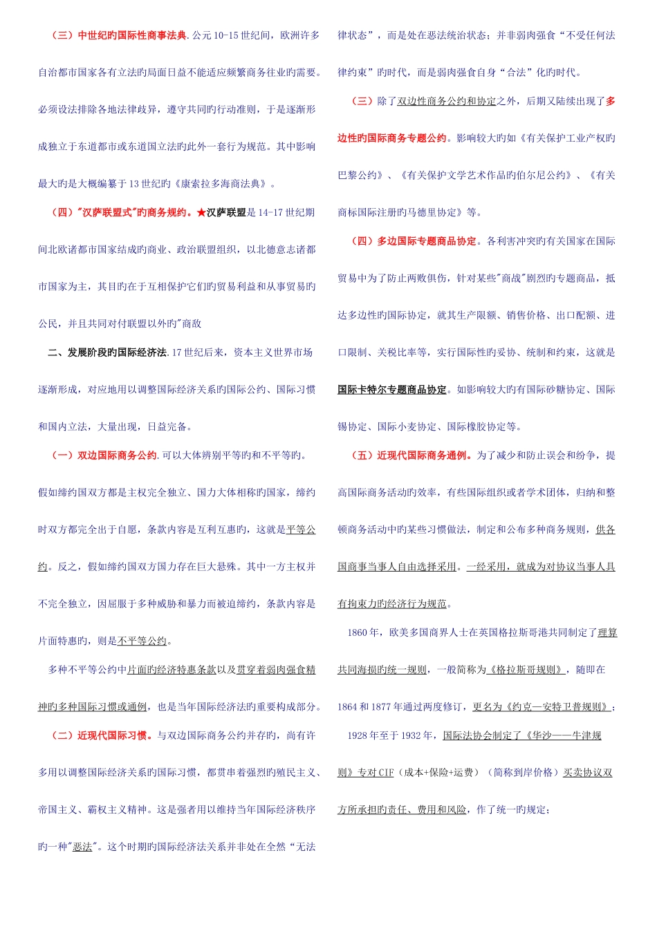 2025年国际经济法概论自考复习资料_第2页