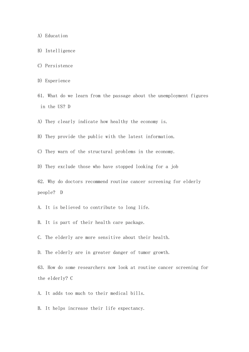 2025年四级英语_第2页