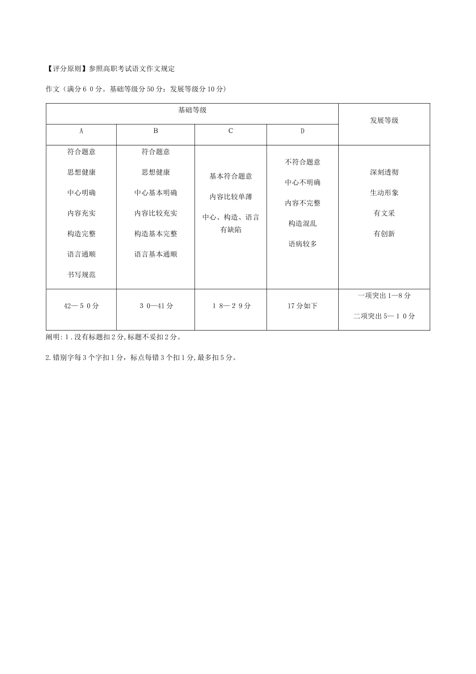 2025年浙江省高职单招单考温州市第一次模拟考试语文试卷答案_第3页