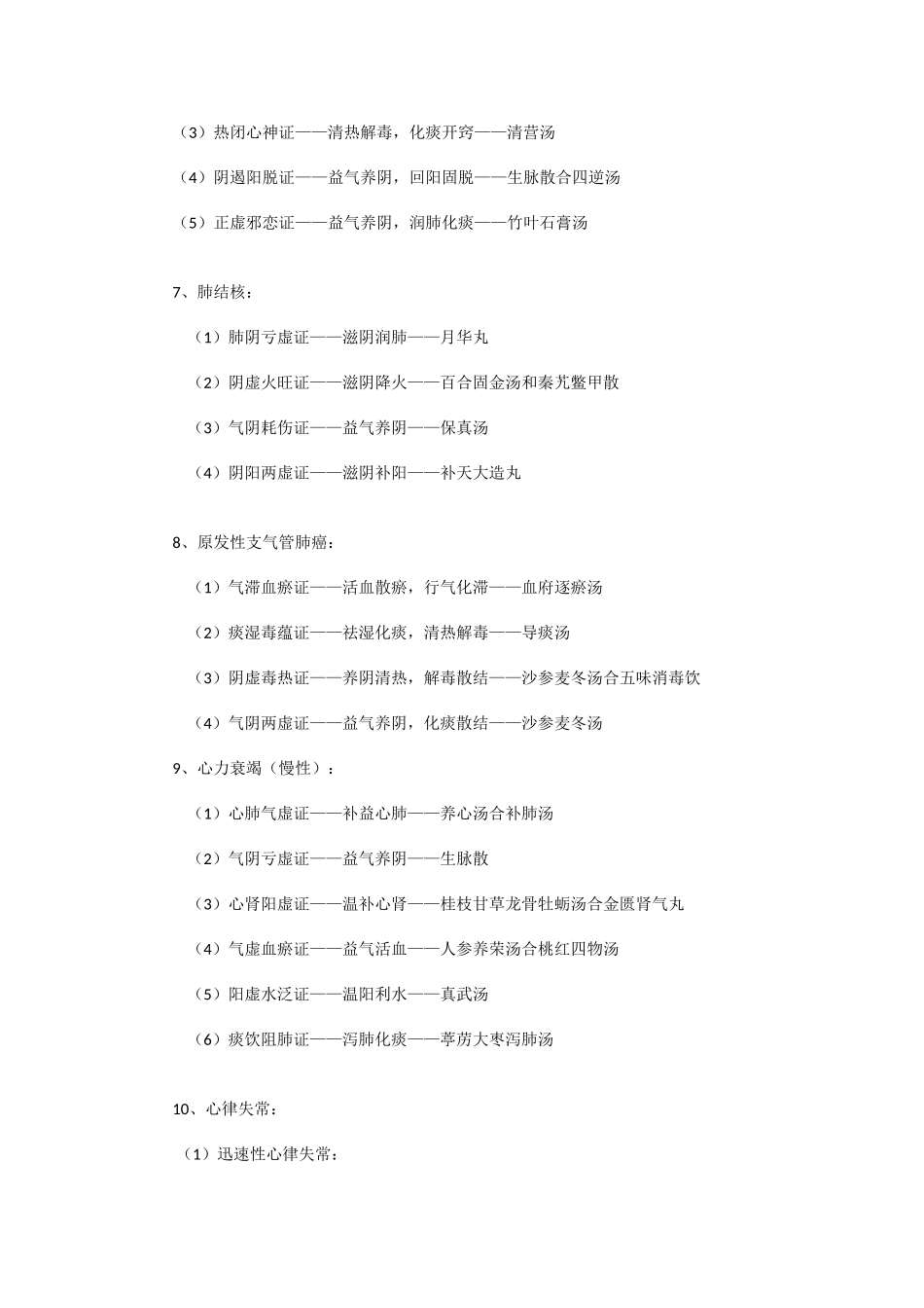 2025年中西医结合执业医师实践技能病症分型选方_第3页