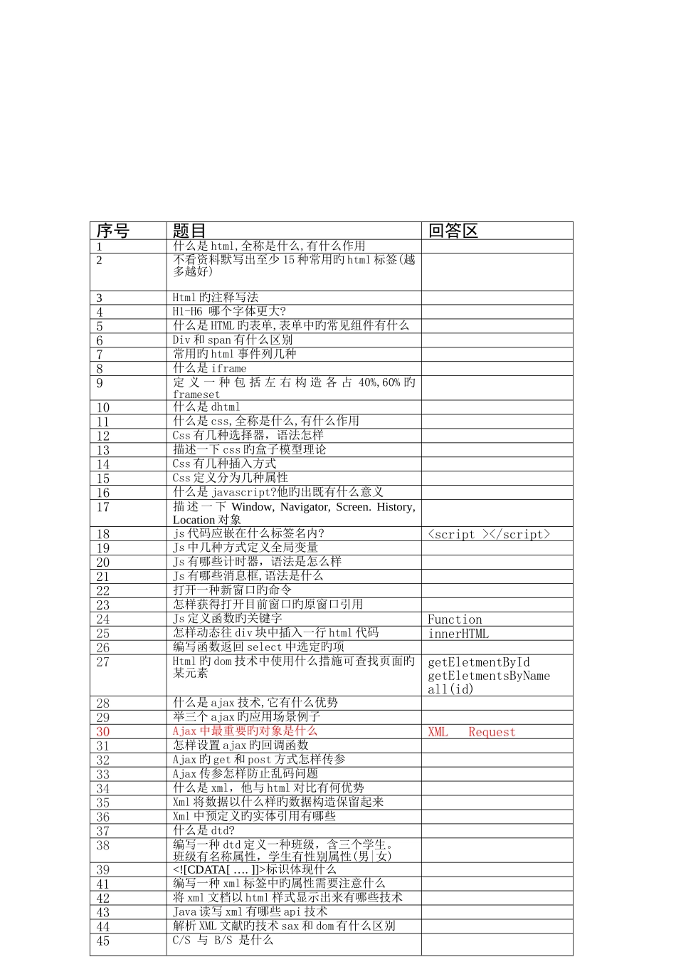 2025年jee及其他面试模拟题_第2页