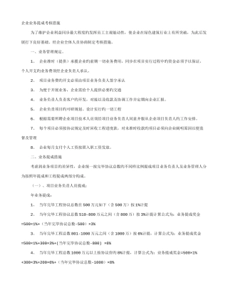 2025年业务提成考核方案