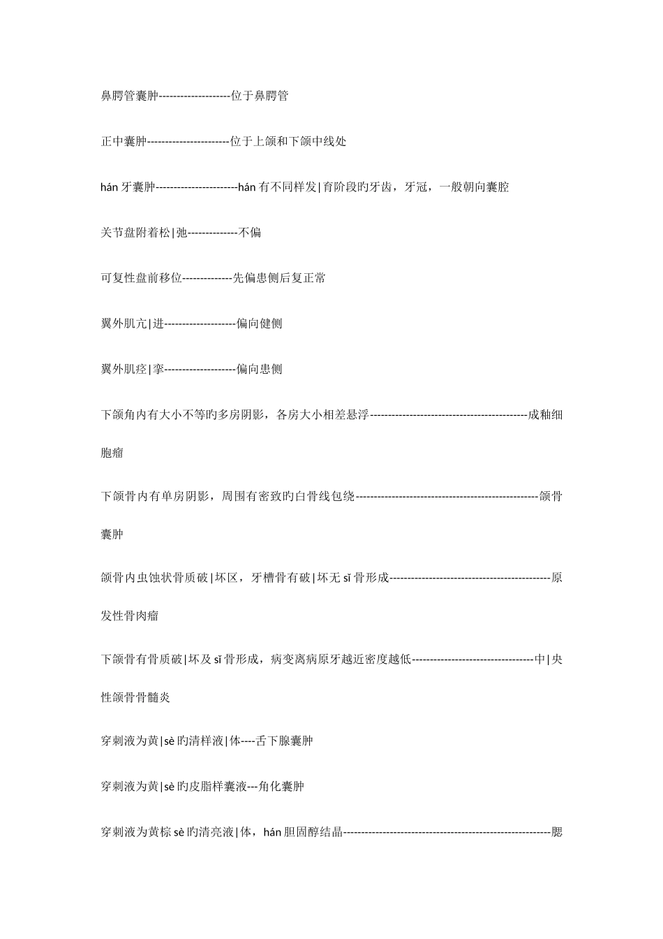 2025年复习口诀口腔执业医师_第2页