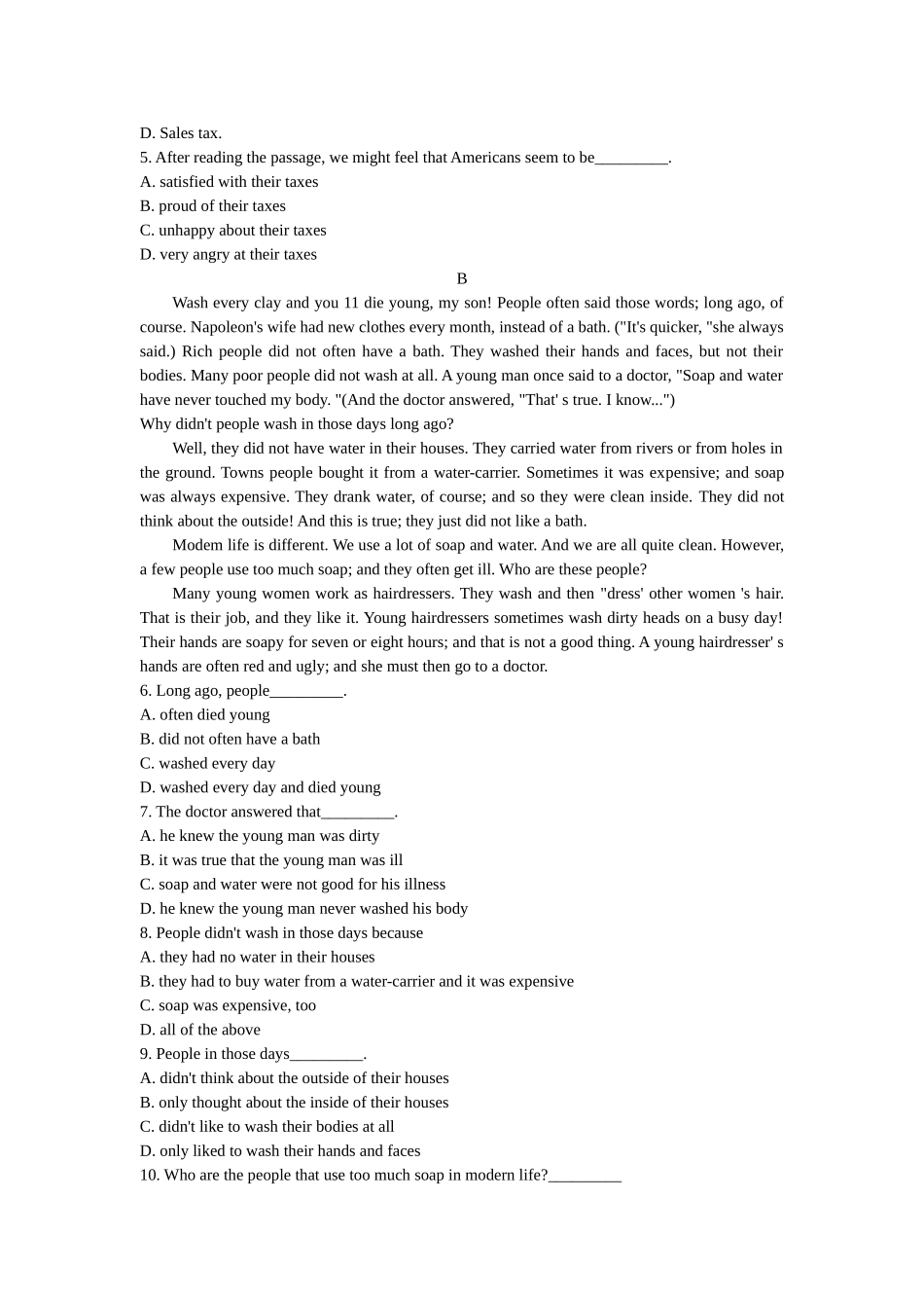 2025年高二英语下册单元知识点同步测试_第2页