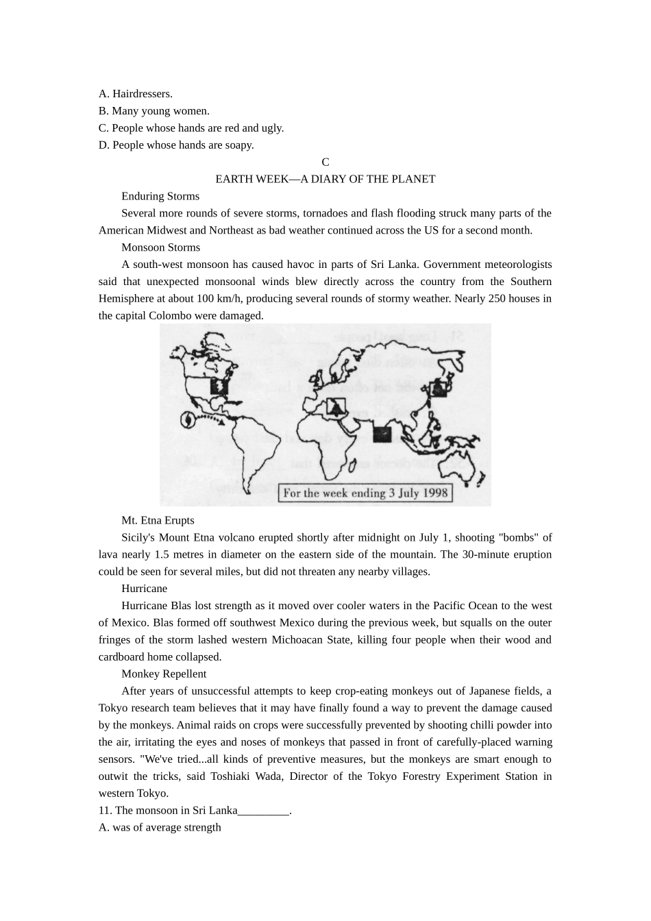 2025年高二英语下册单元知识点同步测试_第3页