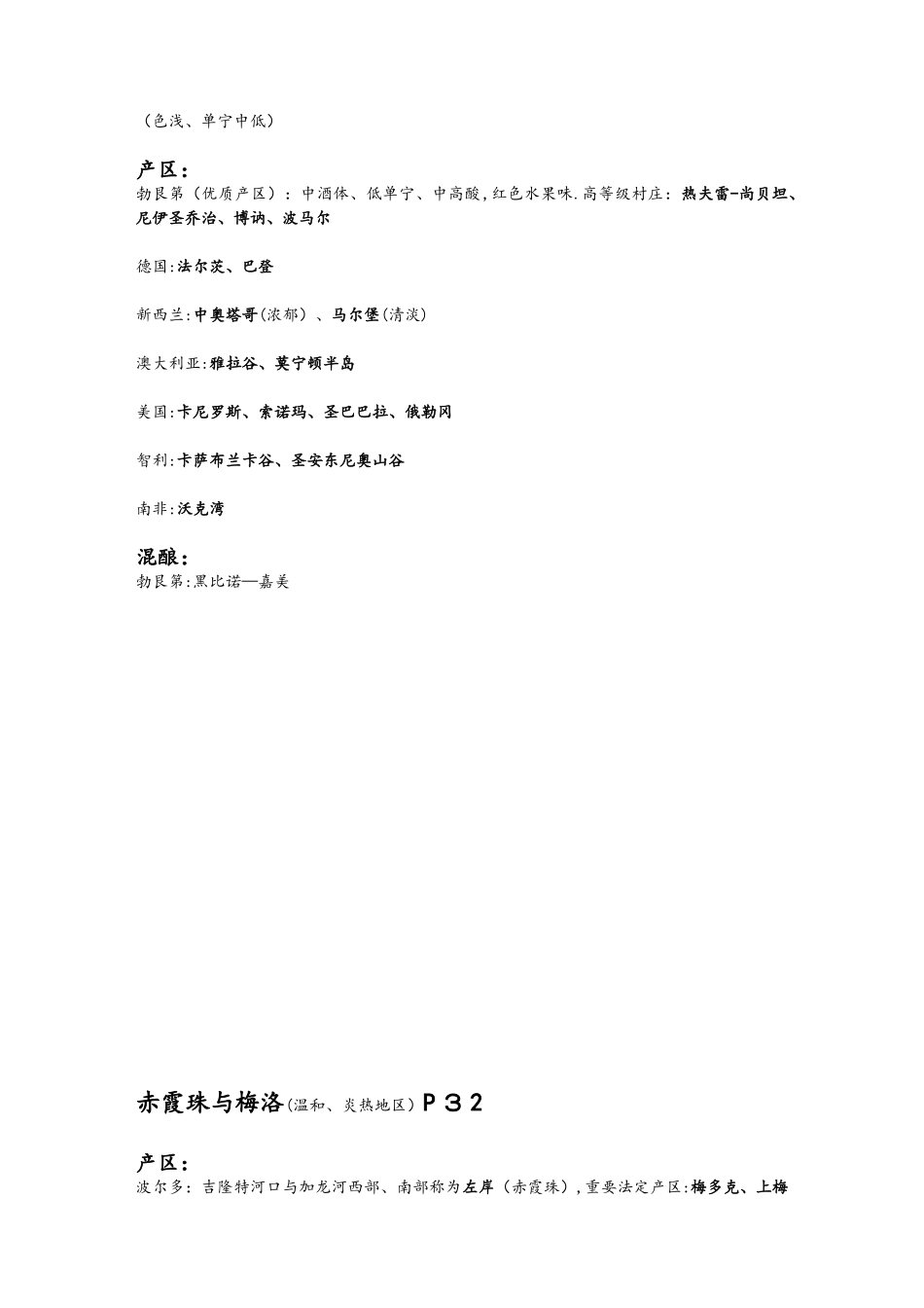 2025年WSET二级考试品种概略范本_第2页