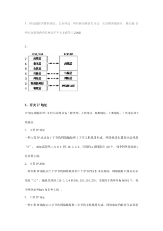 2025年中兴笔试复习计算机网络