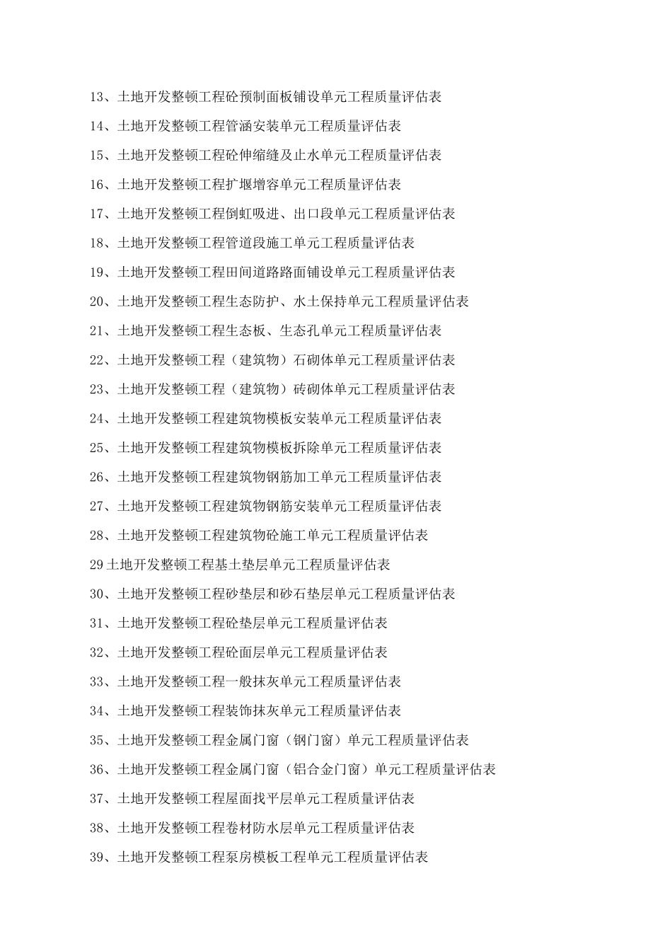 2025年全套土地开发整理项目资料表格_第3页