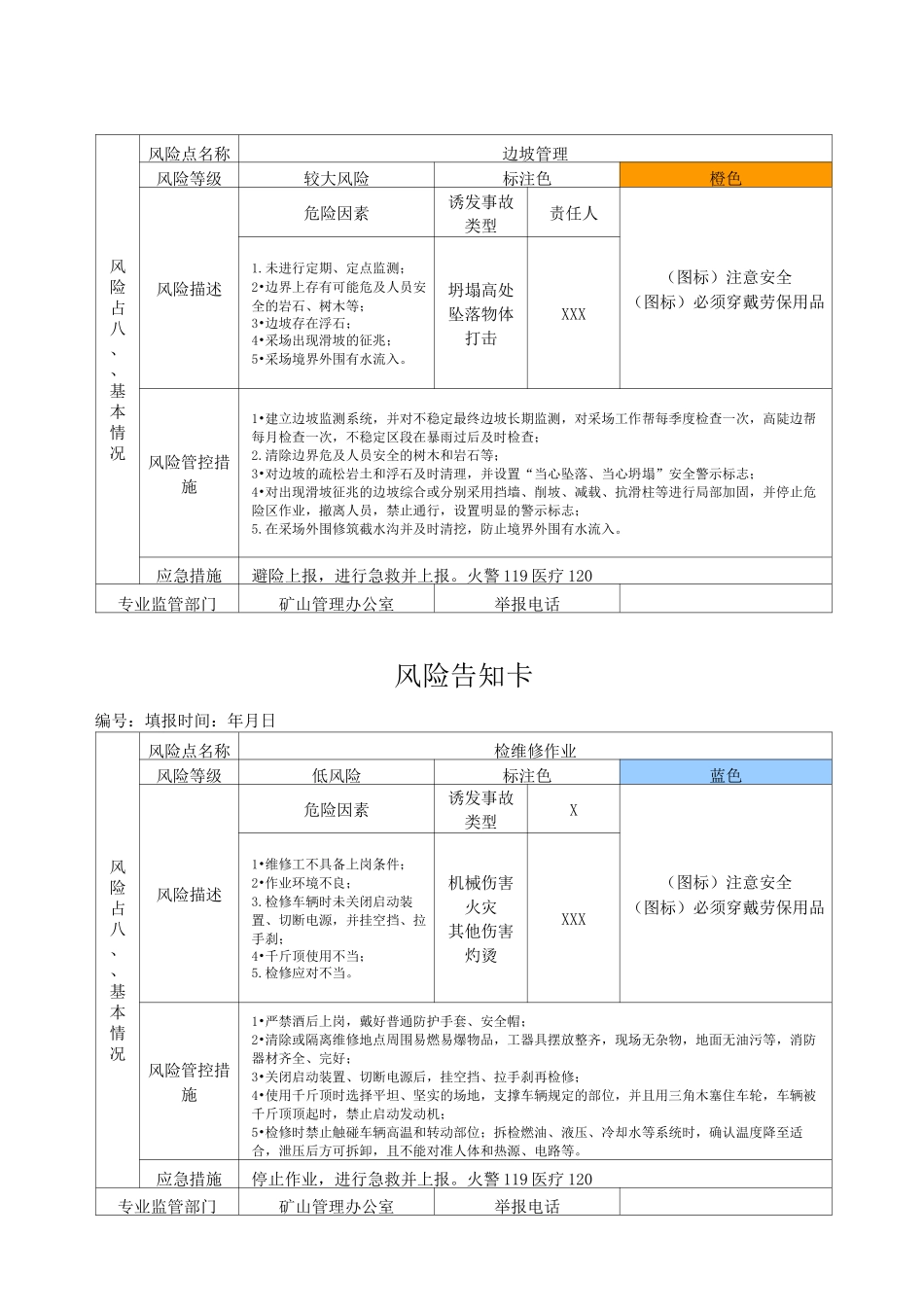 矿山使用风险告知卡汇总_第3页
