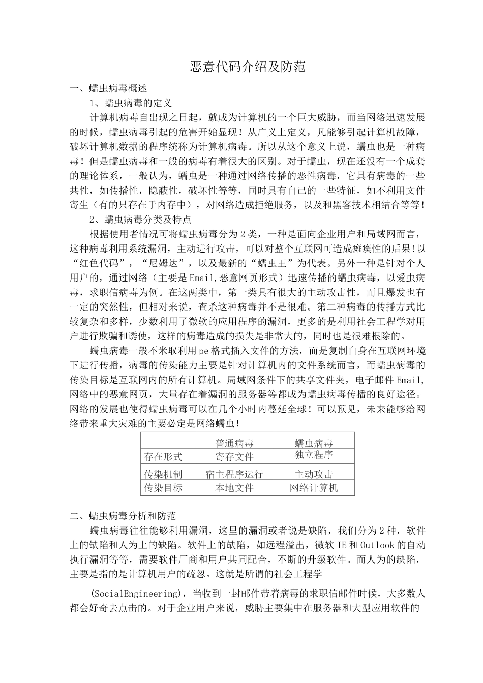 恶意代码介绍及防范_第2页