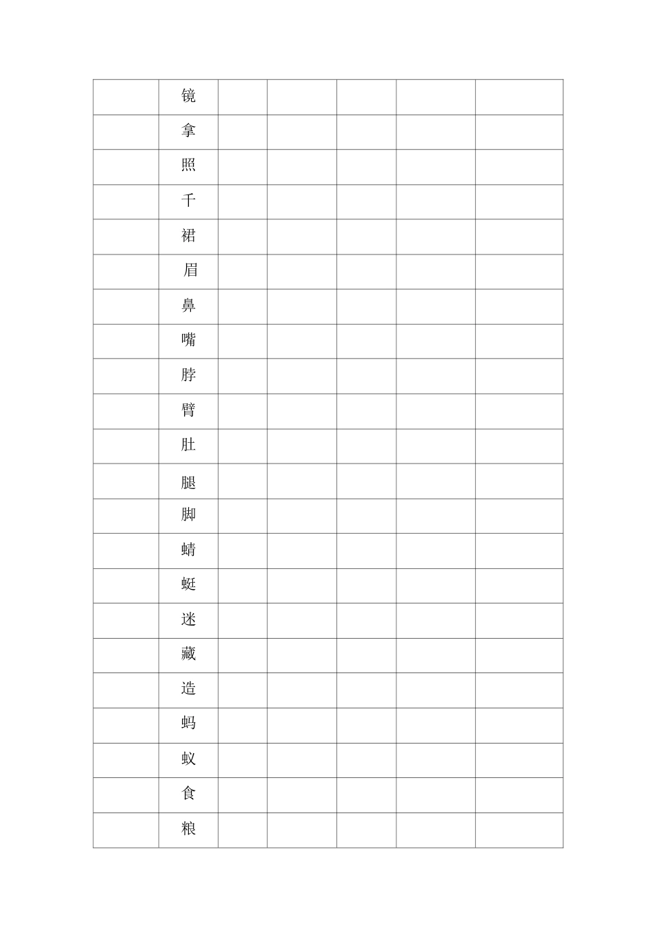 我会查字典——音序查字法练习_第3页
