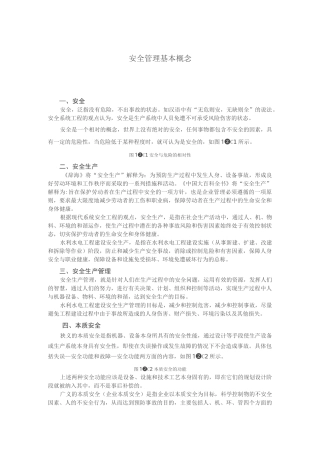 安全管理基本概念