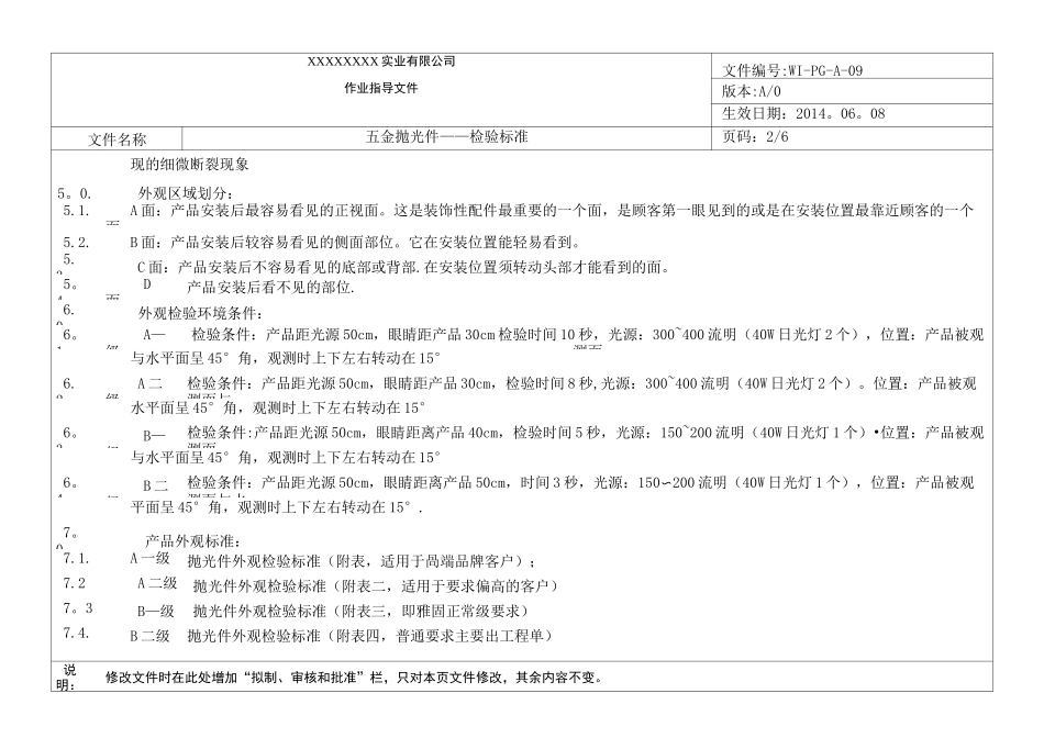 五金抛光件-检验标准_第2页