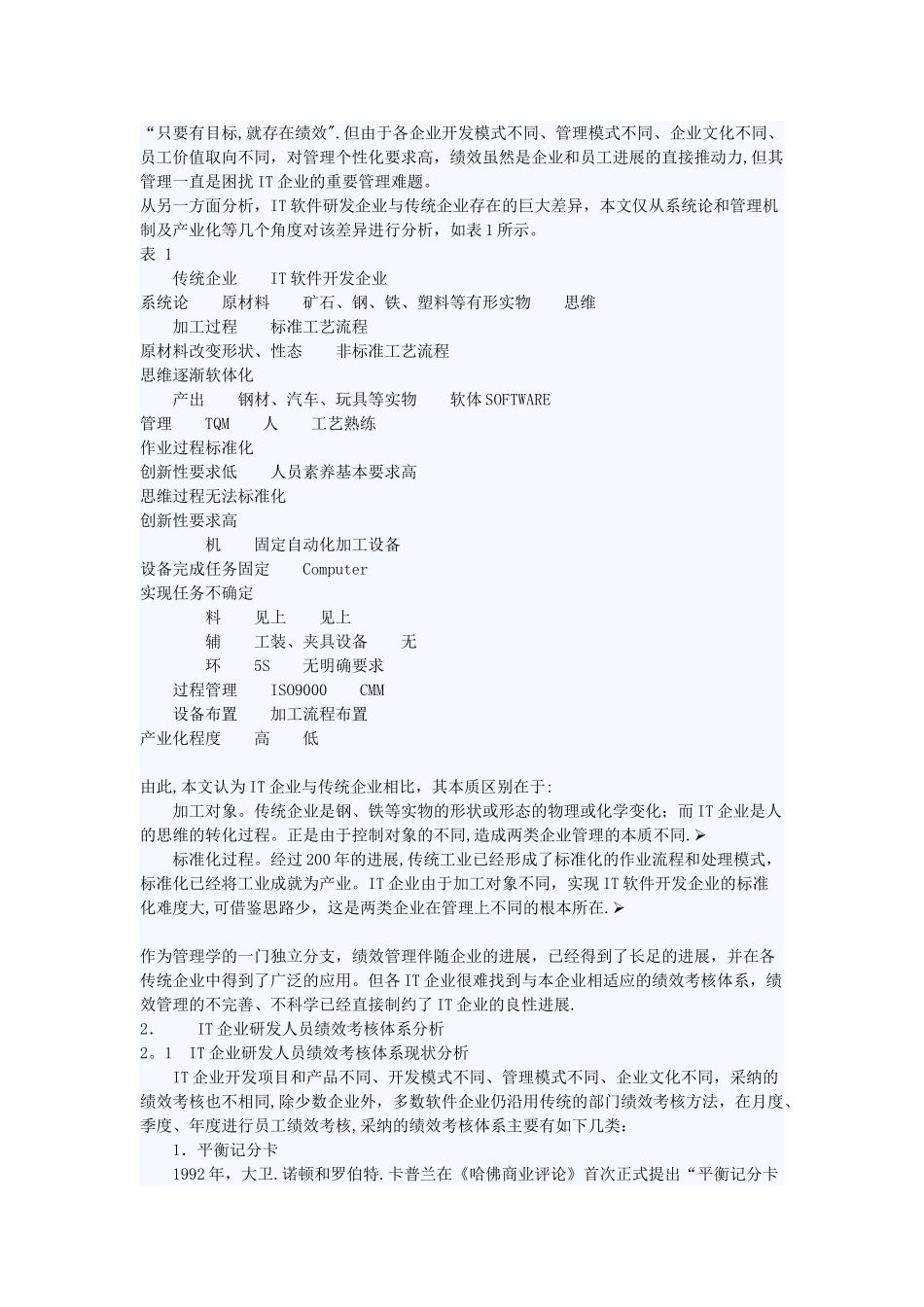 基于项目考核的IT企业研发人员绩效考核体系_第2页