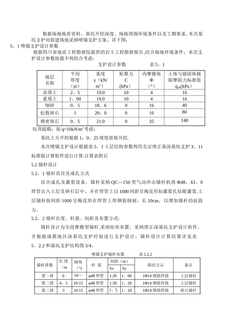 基坑喷锚支护施工方案_第3页