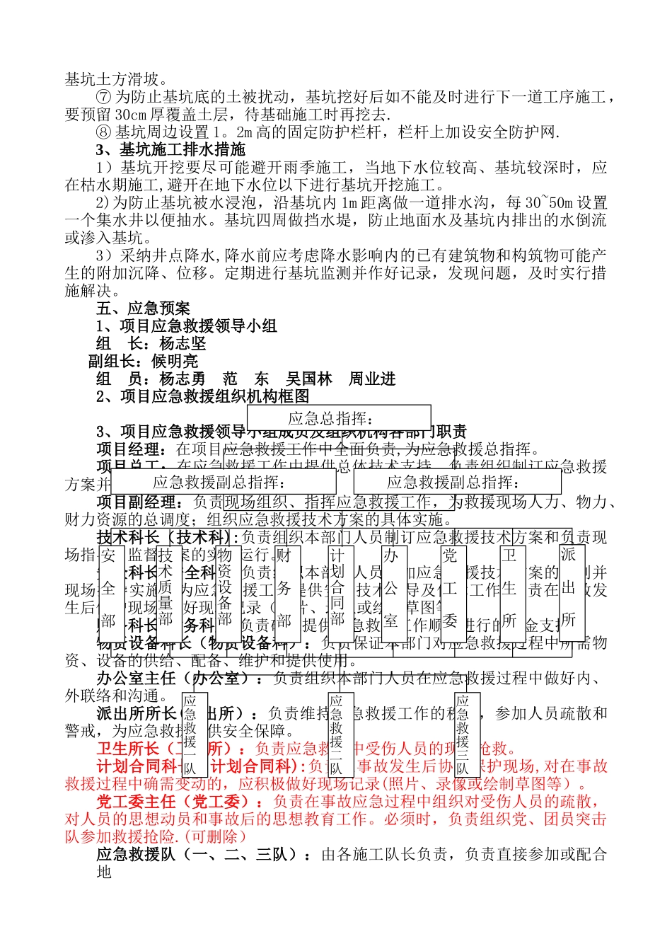 基坑开挖安全预控措施应急预案-_第3页