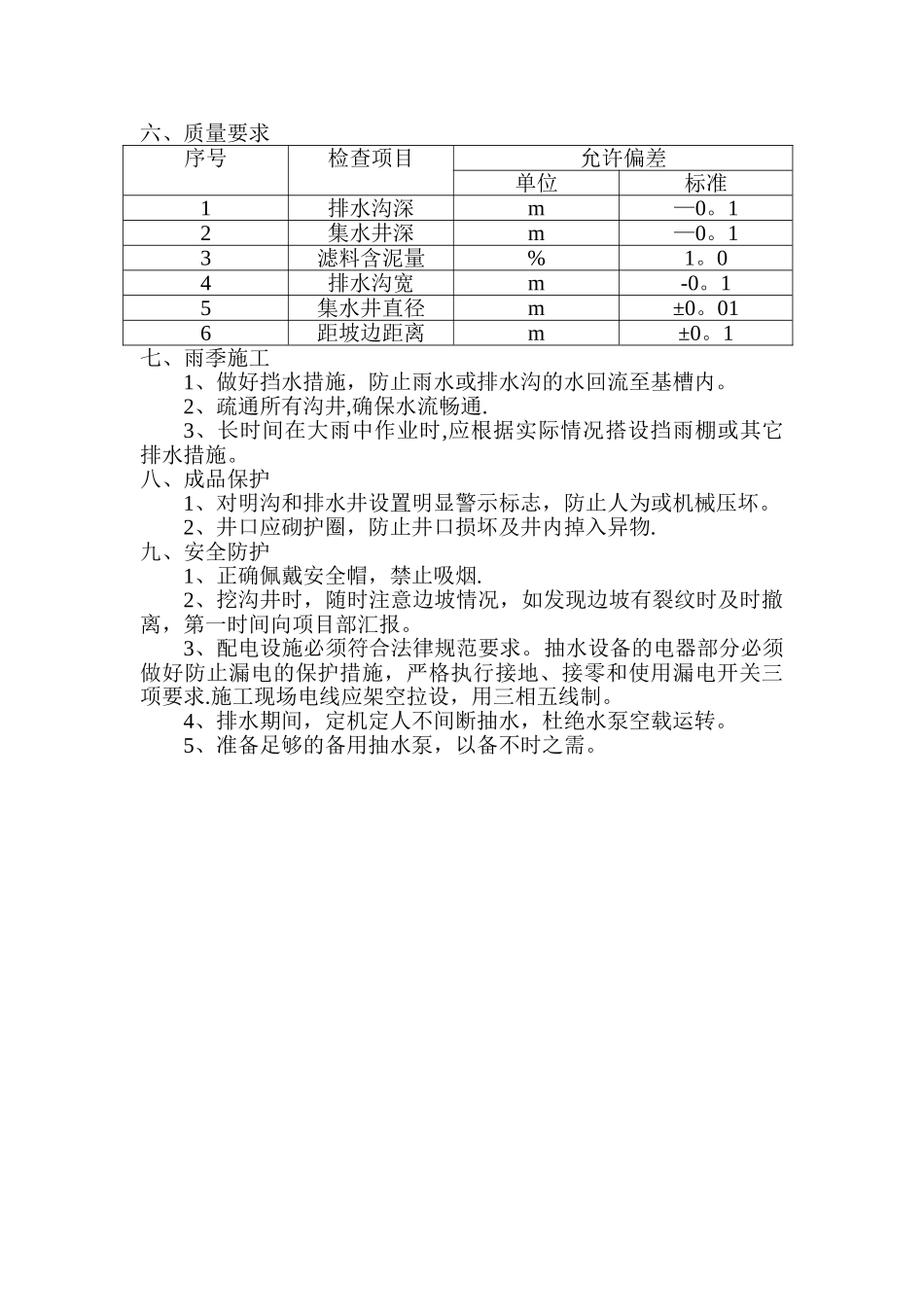 基坑排水施工方案_第2页