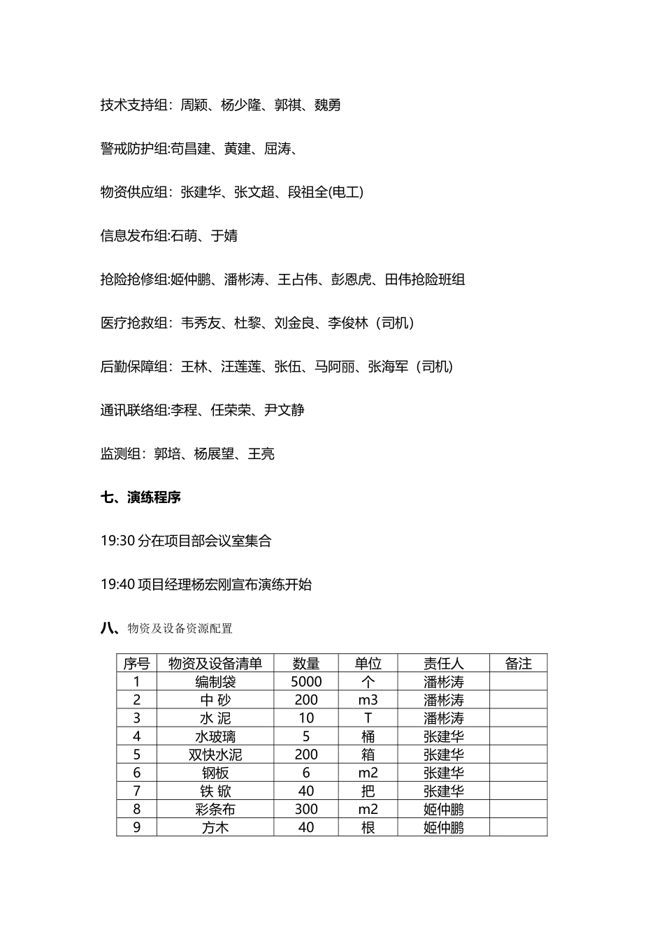 基坑涌水、涌砂应急救援-演练方案_第2页