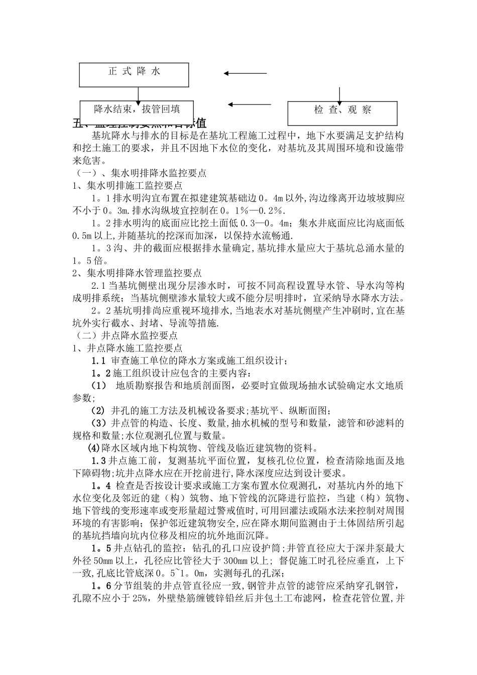 基坑降水与排水工程监理细则_第3页