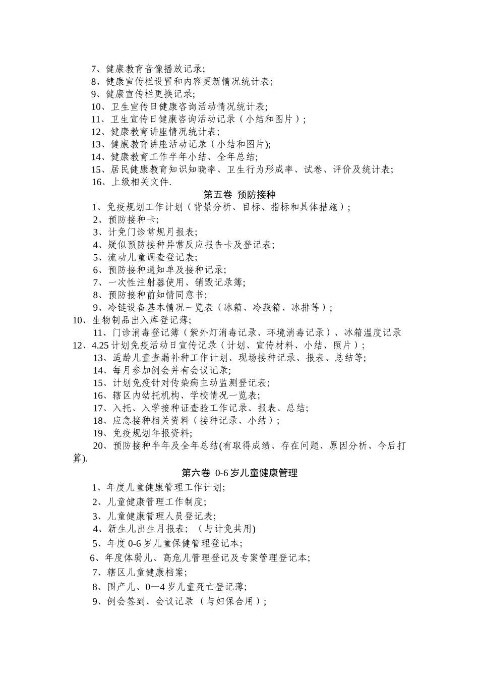 基本公共卫生项目归档管理材料_第2页