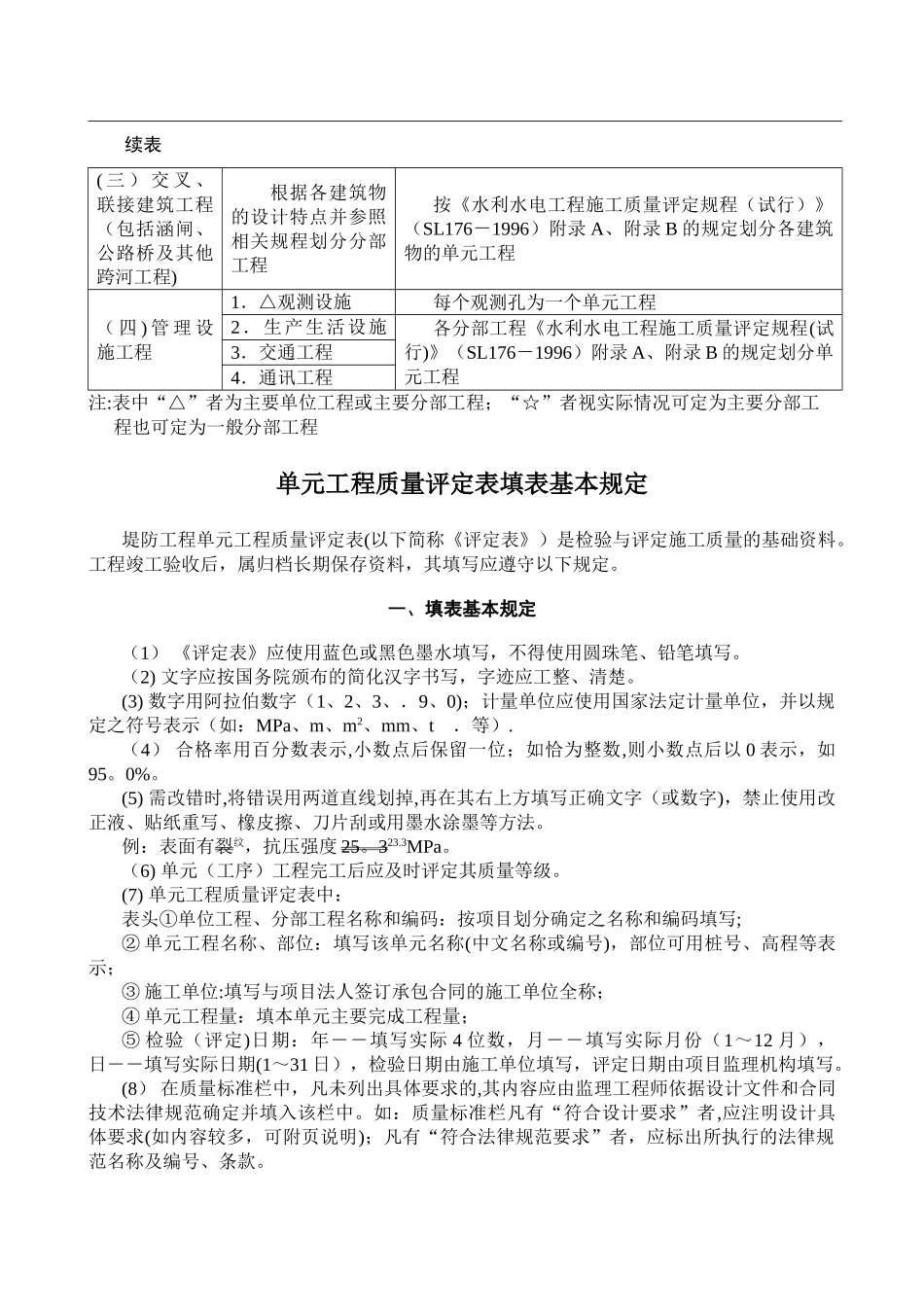 堤防工程项目划分标准_第2页