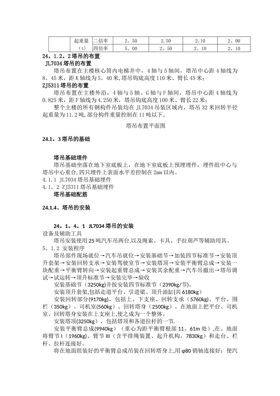 塔吊和施工升降机施工方案_第3页