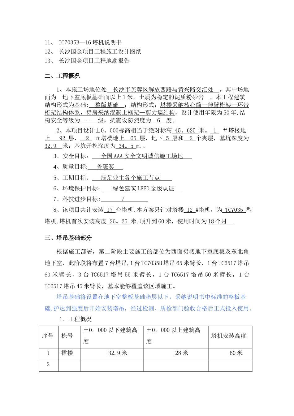 塔吊安装安全专项施工方案_第2页