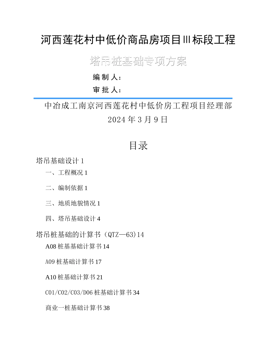 塔吊桩基础施工方案_第1页