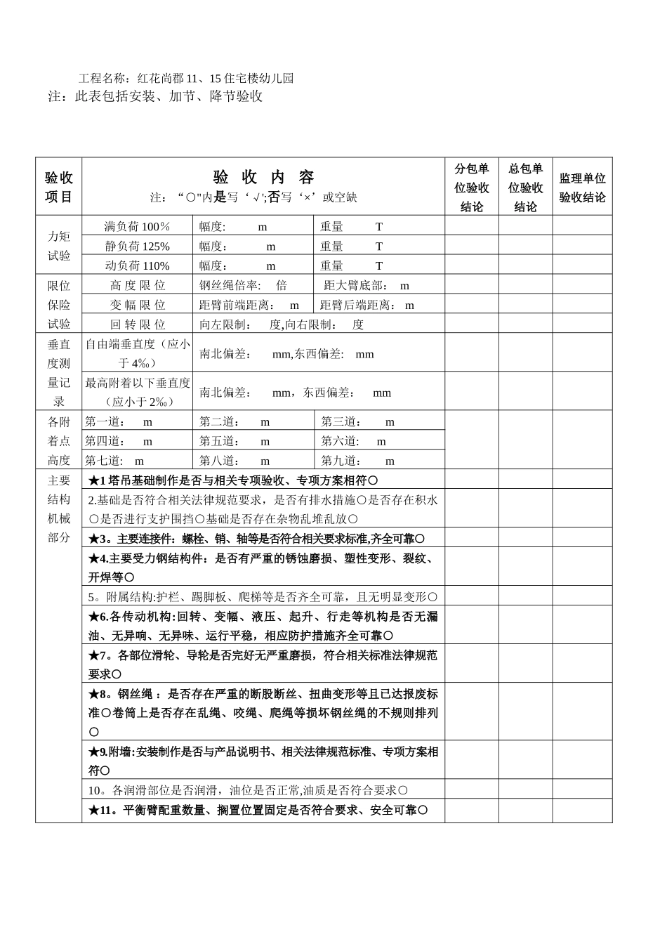 塔吊验收记录表_第3页