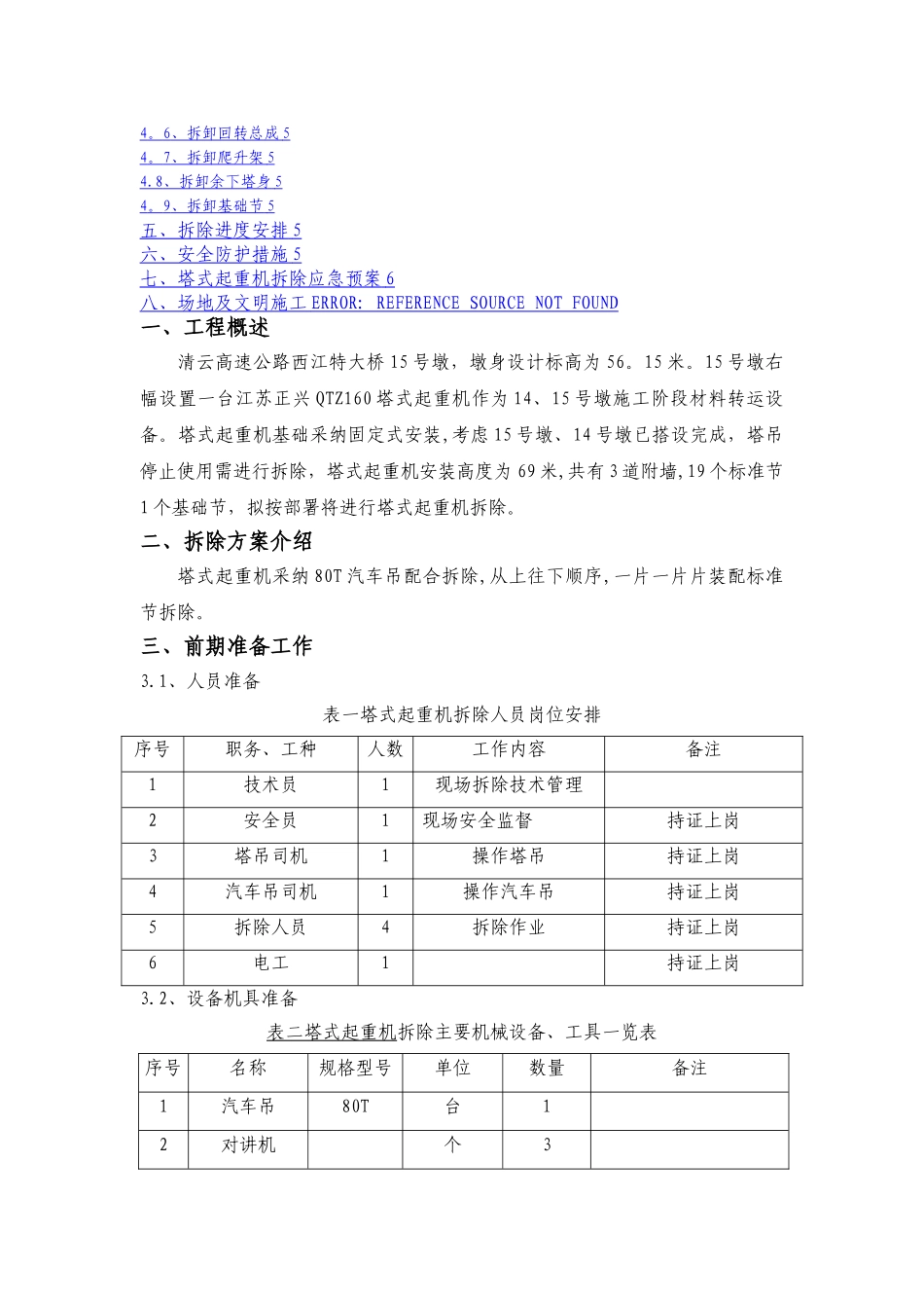 塔式起重机拆卸专项施工方案_第2页