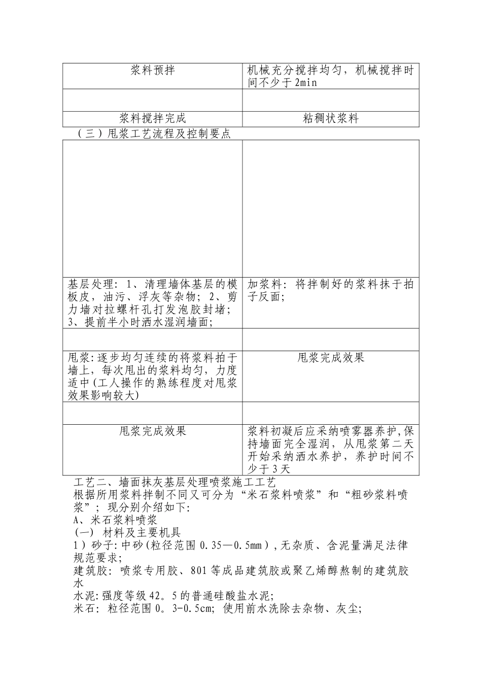 墙面抹灰工程甩浆工艺做法指引_第3页