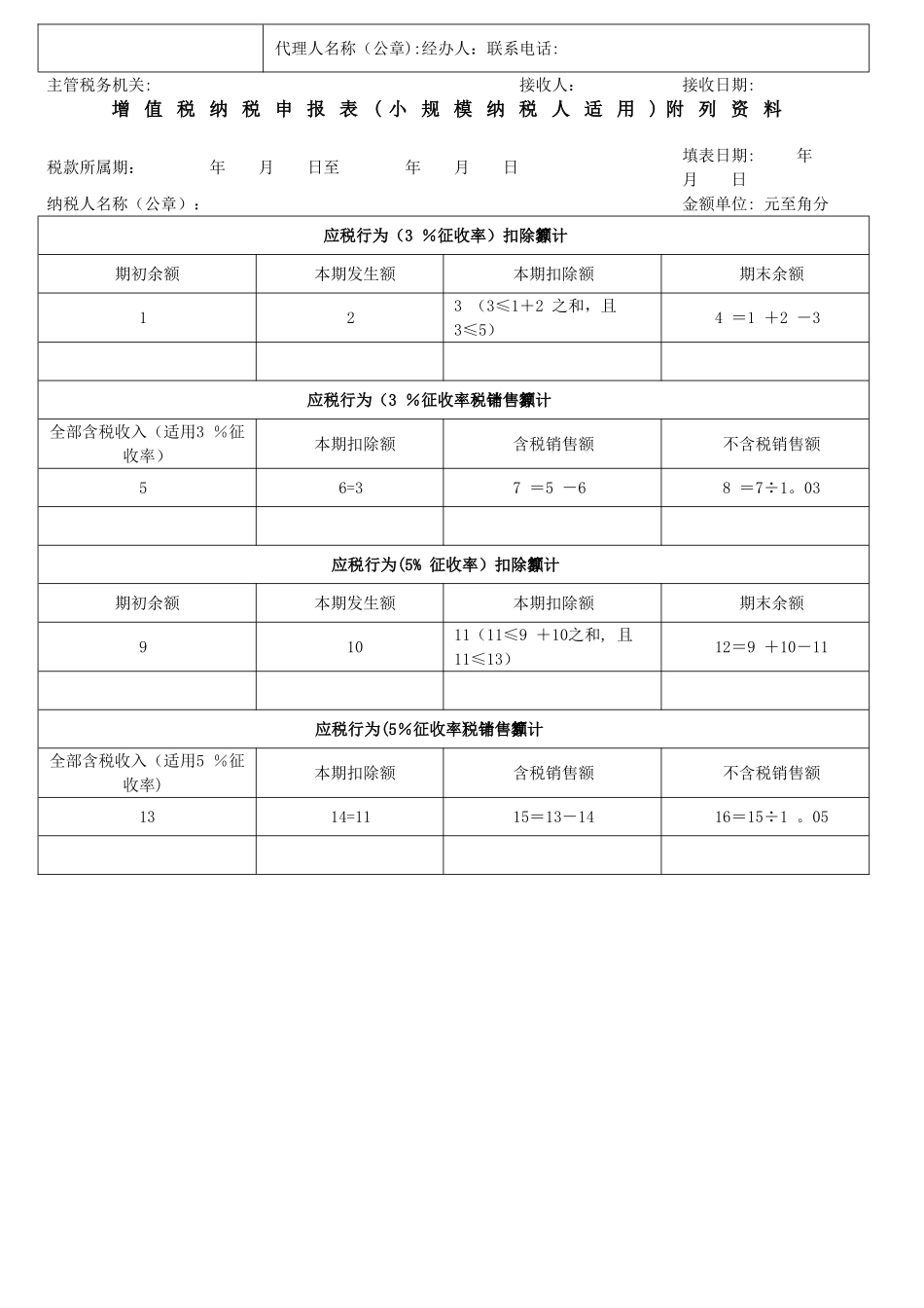 增值税纳税申报表(小规模纳税人适用)_第2页