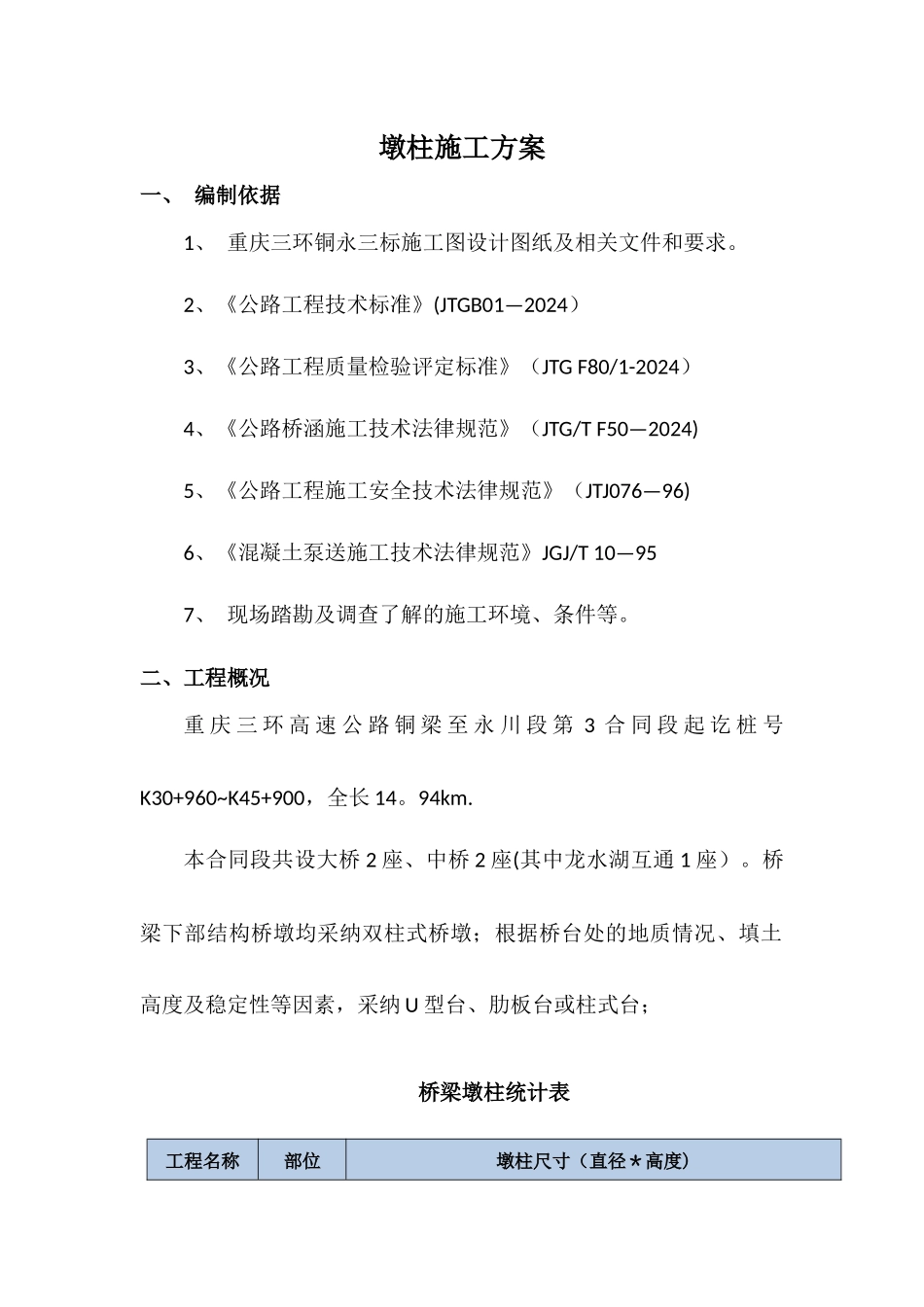 墩柱施工方案_第1页