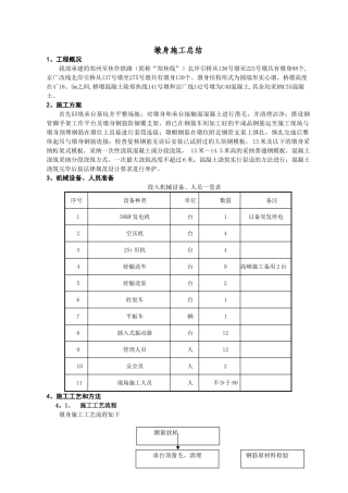 墩身施工总结