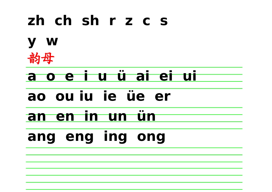 声母韵母整体认读音节表_第2页