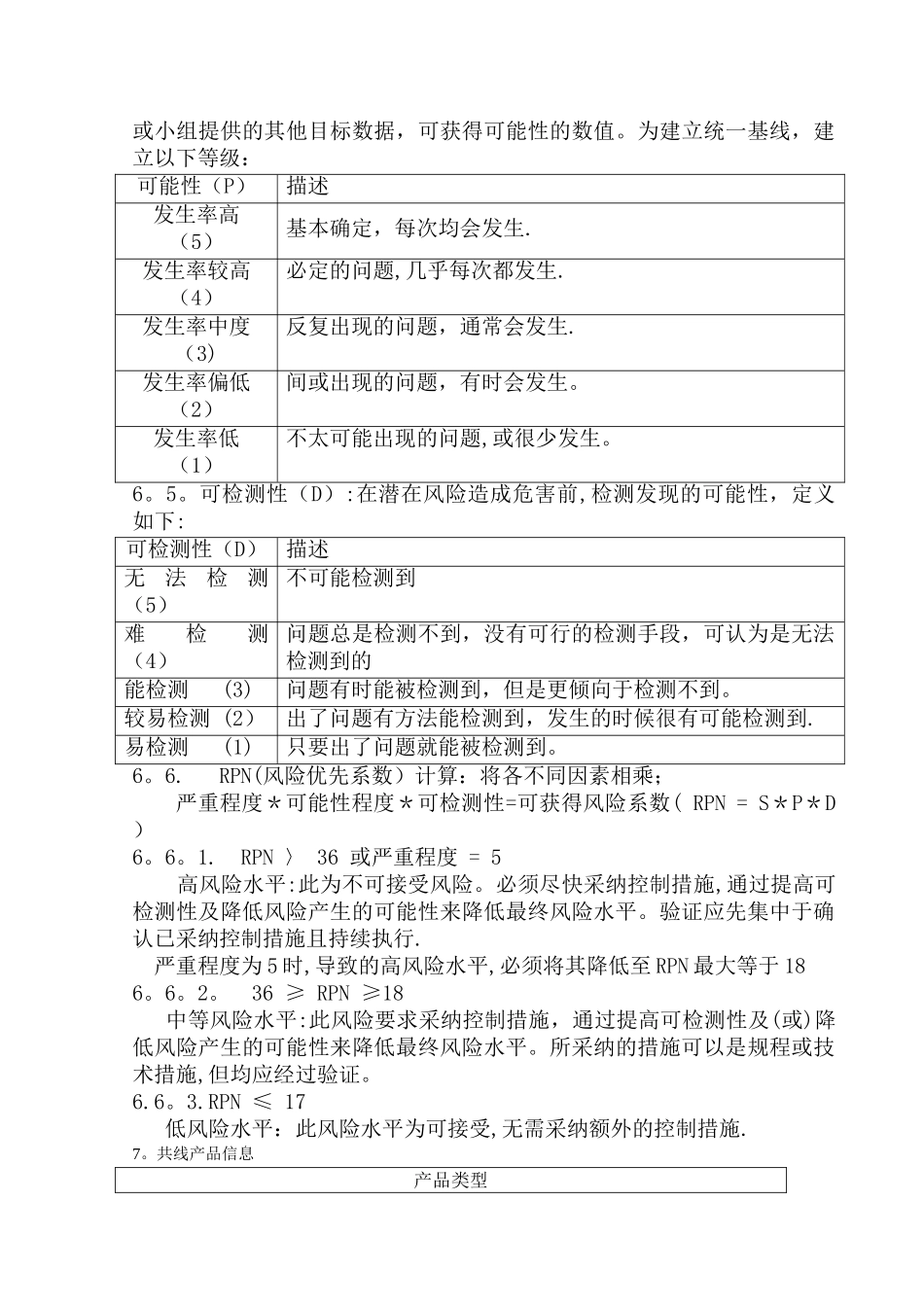 多品种共线生产质量风险评估报告_第3页