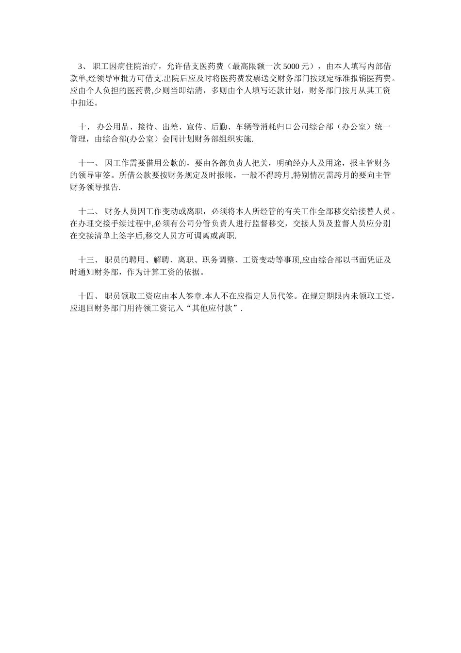 大冶市城投公司财务管理制度_第2页