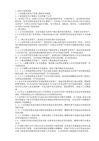 大型集团公司无形资产管理制度