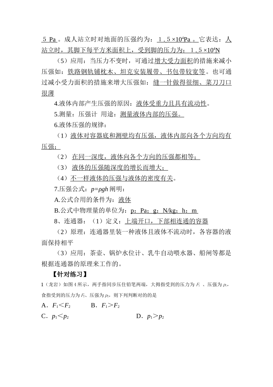 2025年中考物理考点专题练测_第2页