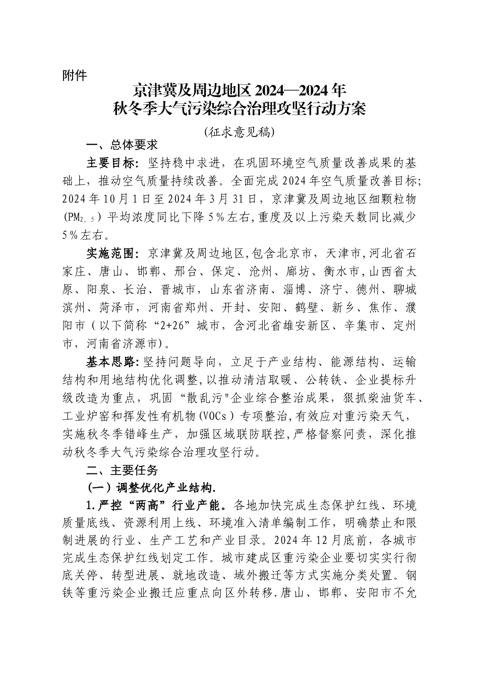 大气污染治理方案_第1页