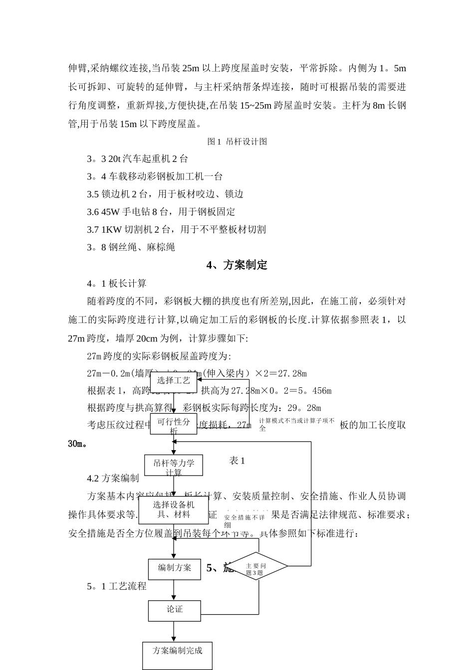 大跨度无梁拱型彩钢板屋盖施工方案_第2页