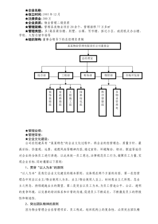 天津某大学图书馆物业管理方案