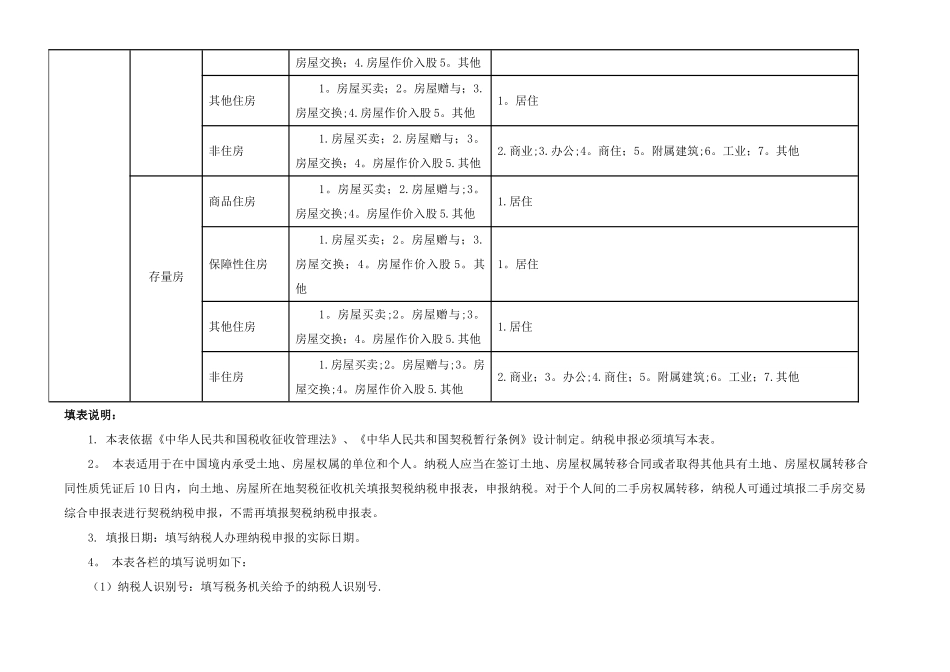 契税纳税申报表_第3页