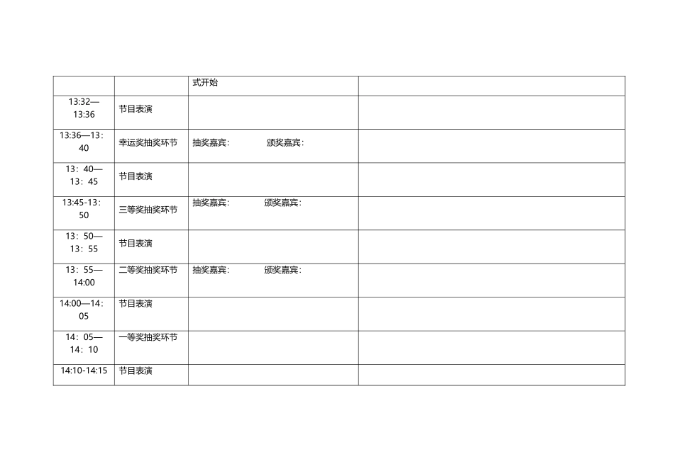 婚礼仪式流程单_第3页