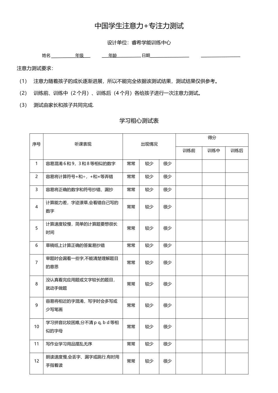 学习能力测试表_第1页