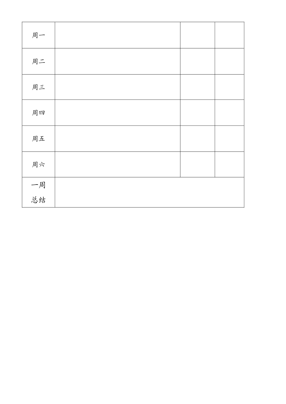 学习计划表及模板01524_第2页